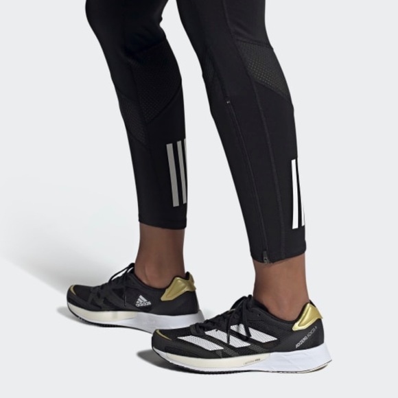 Adidas Adizero Adios 6 | Women’s size US 6.5 Black White and Gold running shoes - Picture 2 of 3